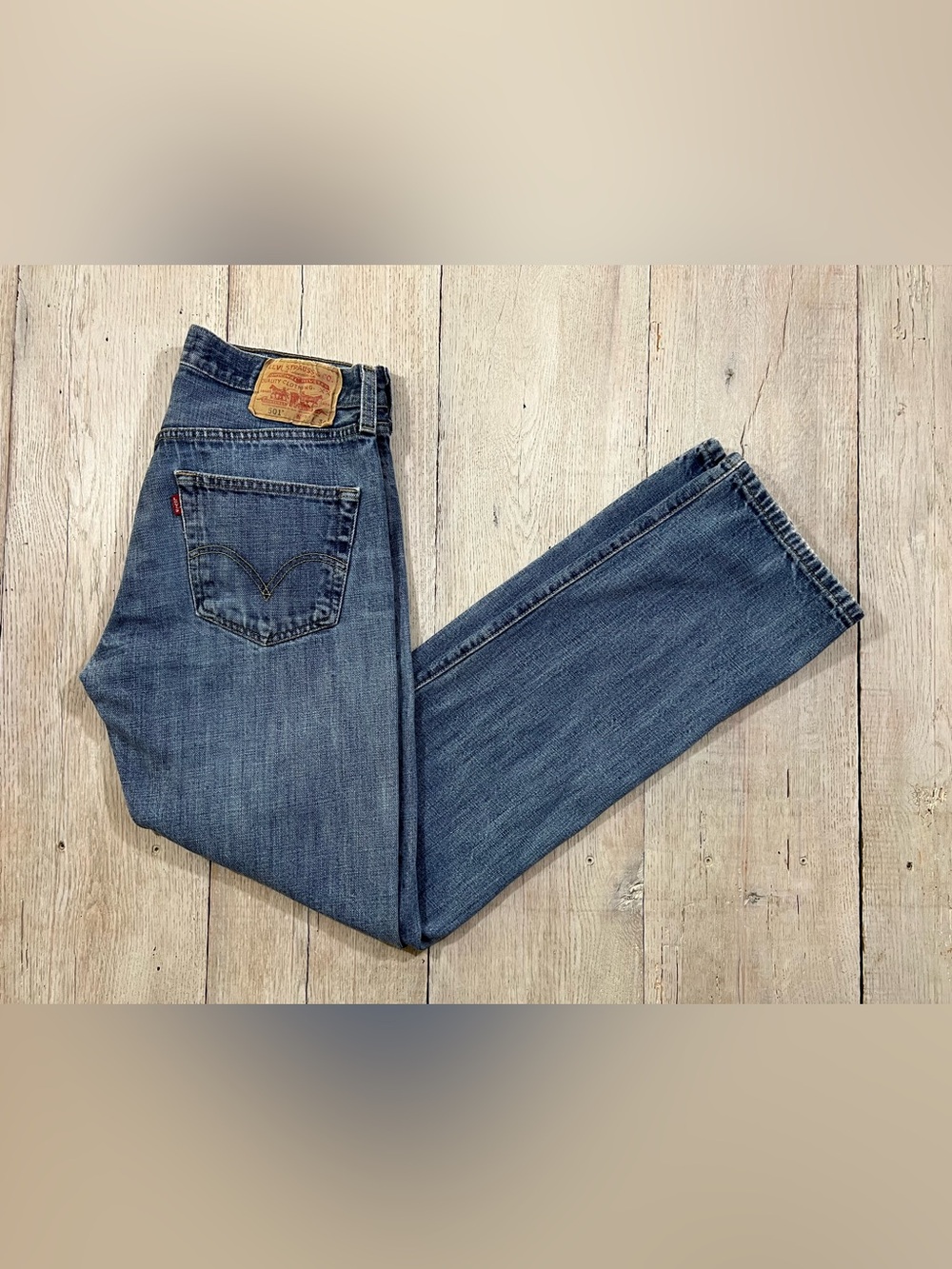 Levi’s 501 XX 2010 Straight Leg Denim Blue Jeans Size 31x34